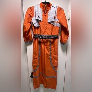 Disney Store Star Wars X-Wing Pilot jumpsuit costume. Kids Size 7/8